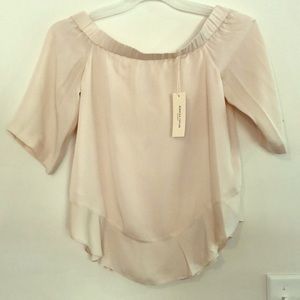 Rebecca Taylor off the shoulder top size 2